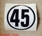 Ozna�en� rychlosti 45 KM/H - Velk�
